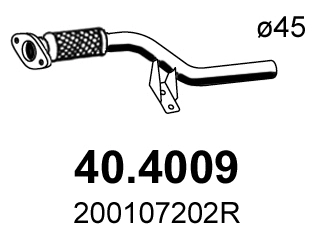 Exhaust Pipe (40.4009)