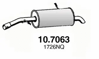 Rear Muffler (10.7063)
