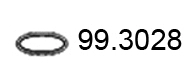 Seal Ring, exhaust pipe (99.3028)