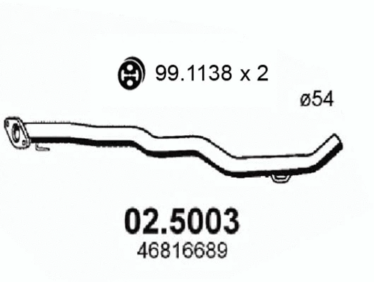 Exhaust Pipe (02.5003)