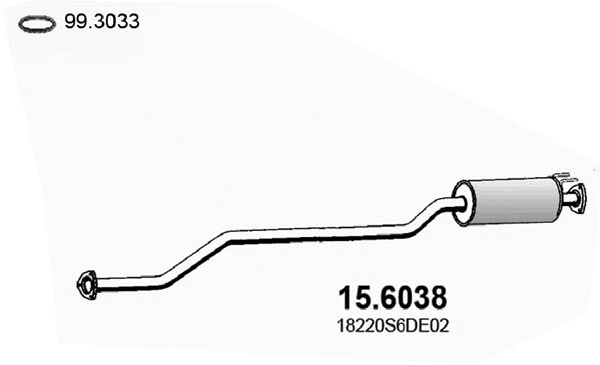 Centre Muffler (15.6038)