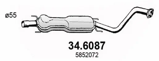 Centre Muffler (34.6087)