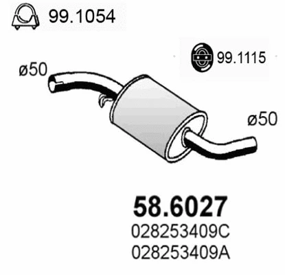 Centre Muffler (58.6027)