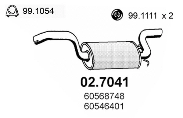 Rear Muffler (02.7041)