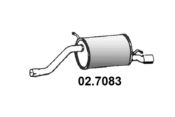 Rear Muffler (02.7083)