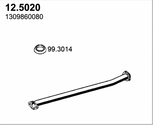 Exhaust Pipe (12.5020)