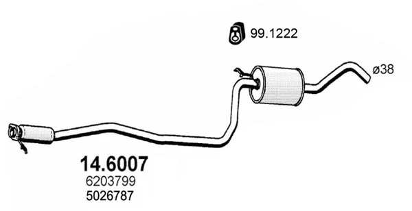 Centre Muffler (14.6007)