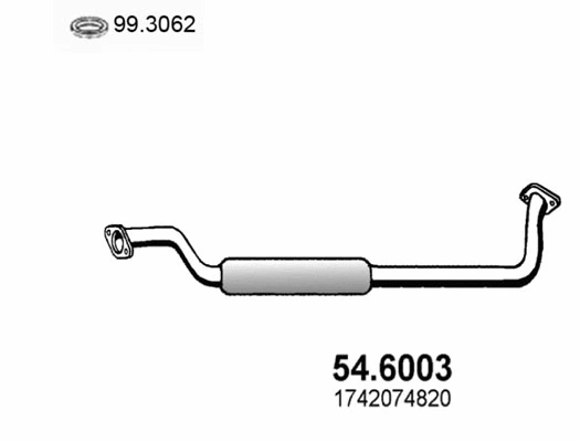 Centre Muffler (54.6003)
