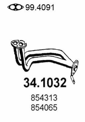 Exhaust Pipe (34.1032)