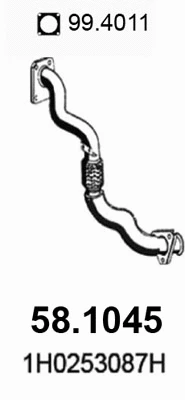 Exhaust Pipe (58.1045)
