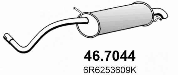 Rear Muffler (46.7044)