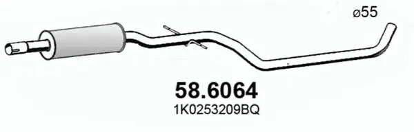 Centre Muffler (58.6064)