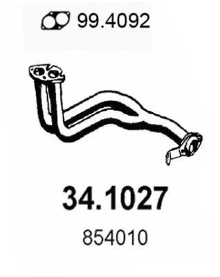 Exhaust Pipe (34.1027)