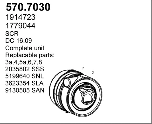 Centre/Rear Muffler (570.7030)