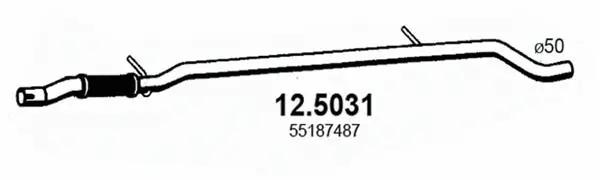 Exhaust Pipe (12.5031)