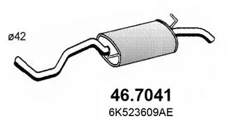 Rear Muffler (46.7041)