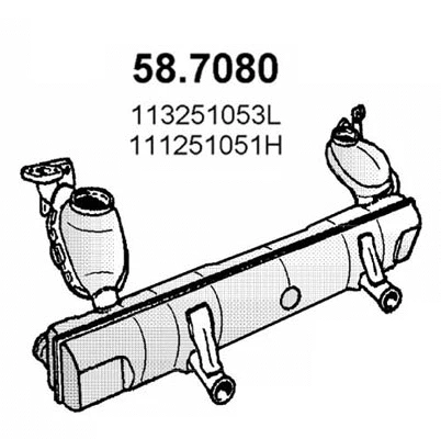 Rear Muffler (58.7080)