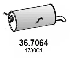 Rear Muffler (36.7064)