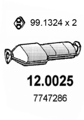 Catalytic Converter (12.0025)
