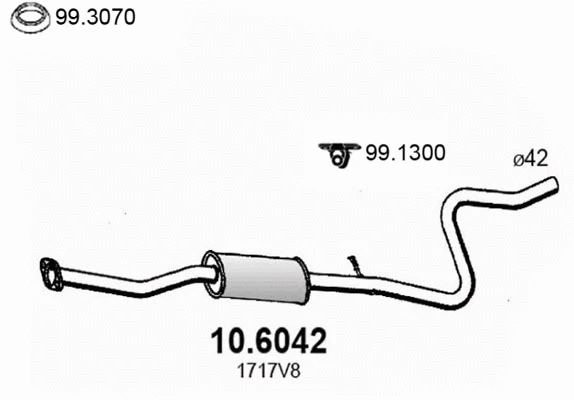 Centre Muffler (10.6042)