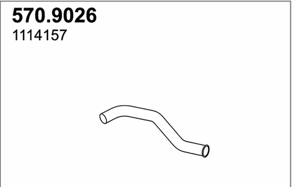 Exhaust Pipe (570.9026)
