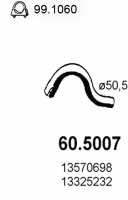 Exhaust Pipe (60.5007)