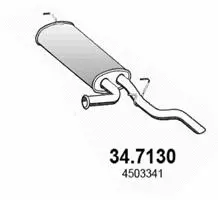 Rear Muffler (34.7130)
