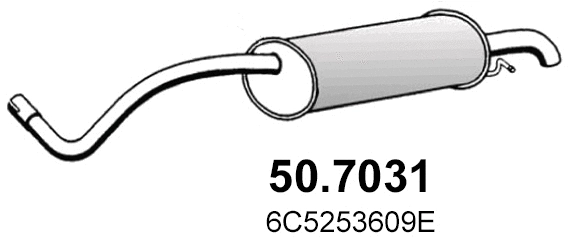 Rear Muffler (50.7031)
