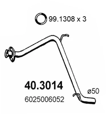 Exhaust Pipe (40.3014)
