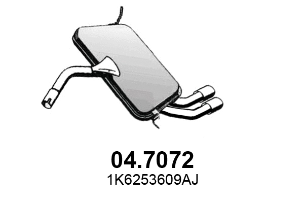 Rear Muffler (04.7072)