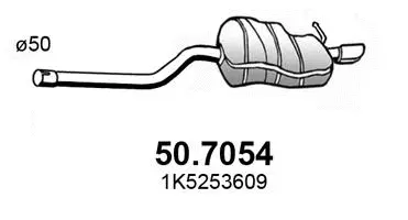 Rear Muffler (50.7054)