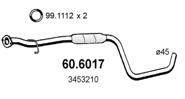 Centre Muffler (60.6017)