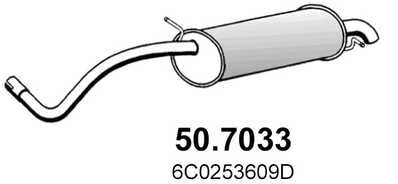 Rear Muffler (50.7033)