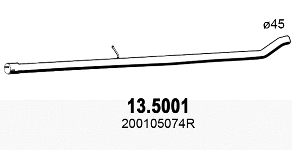 Exhaust Pipe (13.5001)