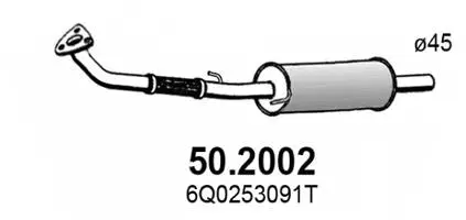 Front Muffler (50.2002)