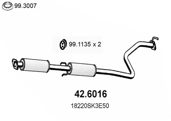 Centre Muffler (42.6016)