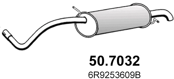 Rear Muffler (50.7032)