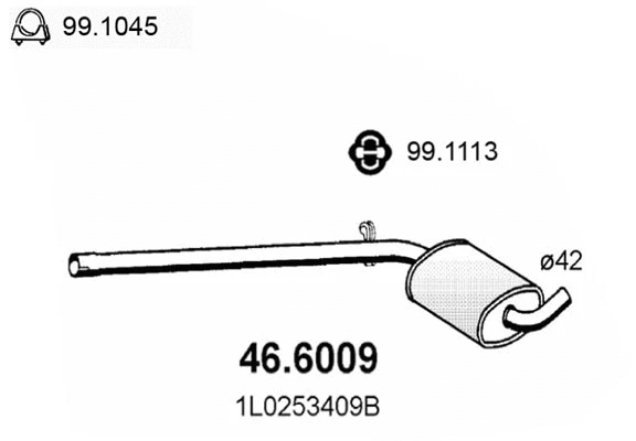 Centre Muffler (46.6009)