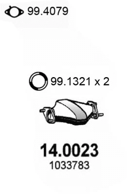 Catalytic Converter (14.0023)