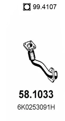 Exhaust Pipe (58.1033)