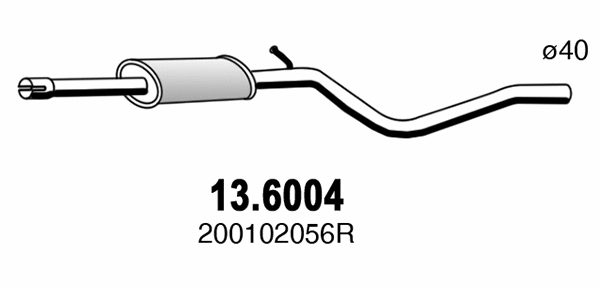 Centre Muffler (13.6004)