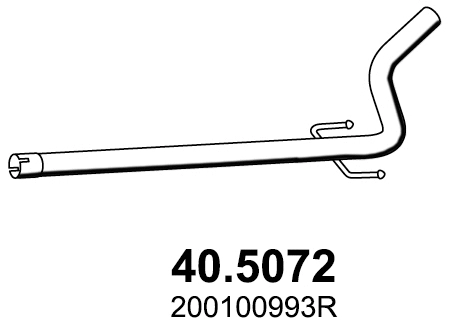 Exhaust Pipe (40.5072)