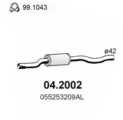 Front Muffler (04.2002)