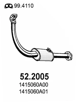 Front Muffler (52.2005)