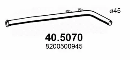 Exhaust Pipe (40.5070)