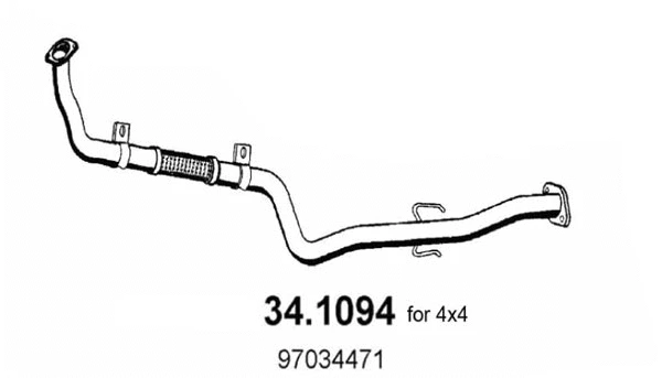 Exhaust Pipe (34.1094)