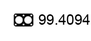 Gasket, exhaust pipe (99.4094)