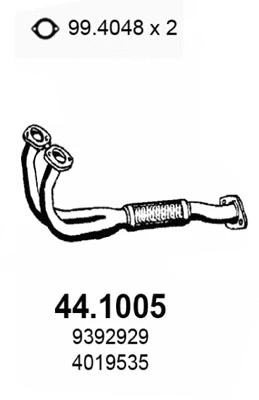Exhaust Pipe (44.1005)