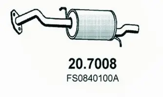 Rear Muffler (20.7008)