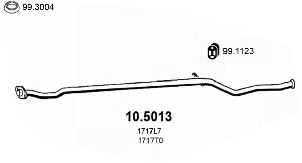 Exhaust Pipe (10.5013)